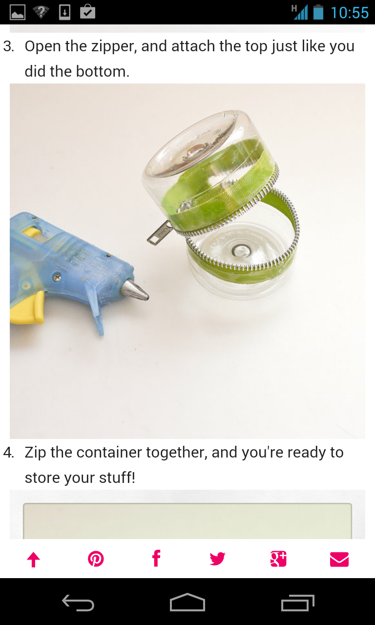 Recycled Bottle Zipper Storage Musely