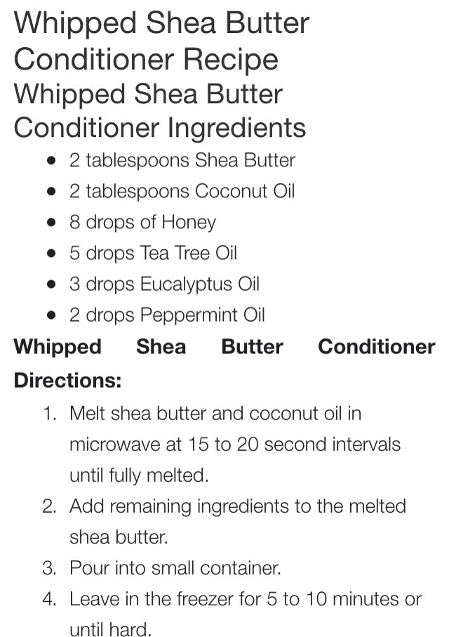 DIY Shea Butter Hair Conditioner Musely