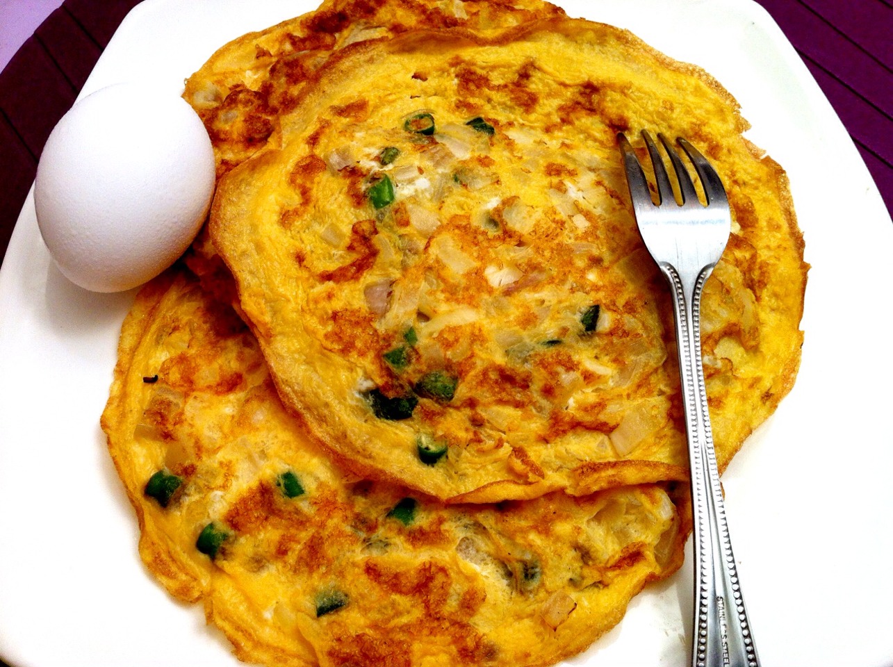 Spicy Onion Omelet...) Musely