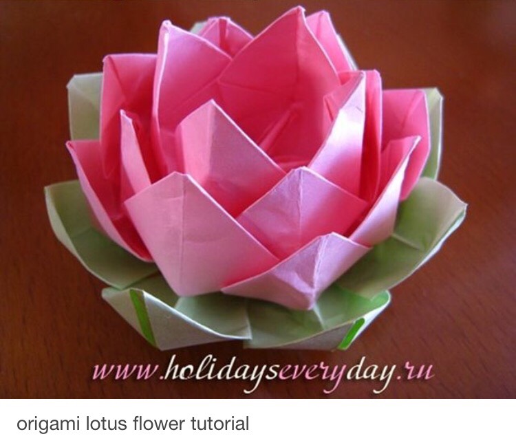 origami lotus tutorial