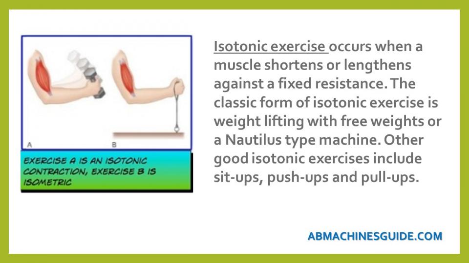 Isotonic Exercise