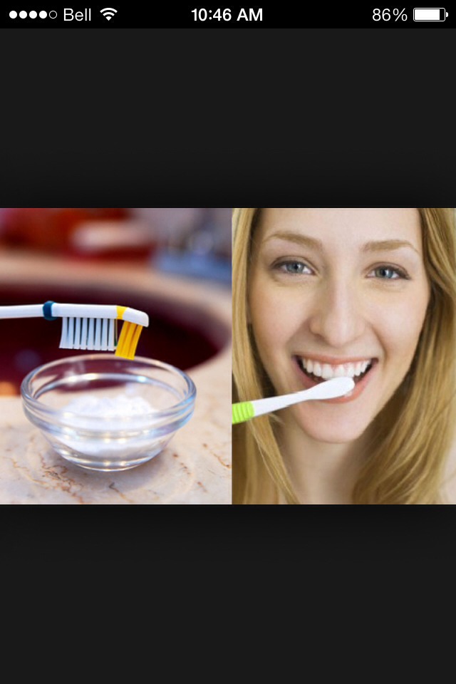 If You Brush Your Teeth With Baking Soda, It Will Whiten Them! Great