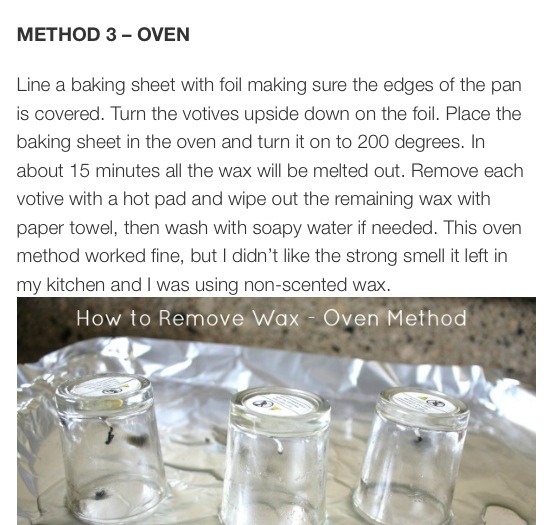 How To Remove Wax From Candle Votives!! Musely