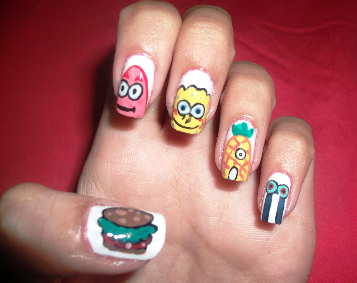 Awesome Spongebob Nails! - Musely