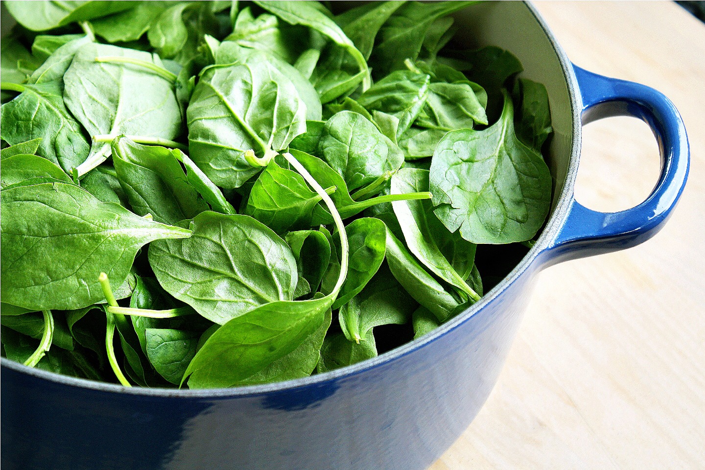 spinach and also great in vitamins b