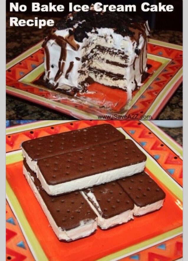 No Bake Ice Cream Cake! Musely