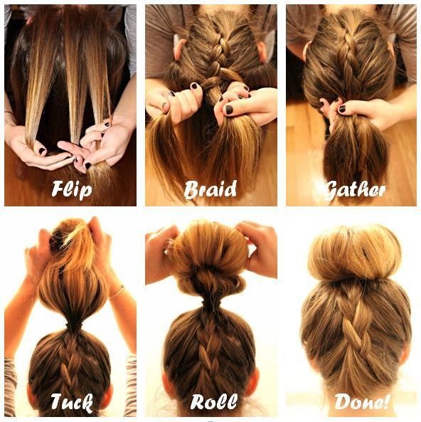 Braid Into Sock Bun So Simple By Tany Ray Musely