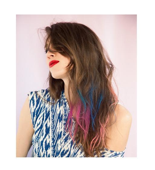 Colored Hair Chalk Tips By Mau Lyn Musely