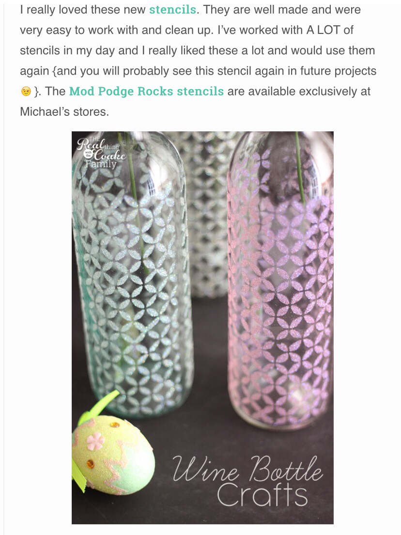 DIY Stencil Wine Bottles!! ??? Musely