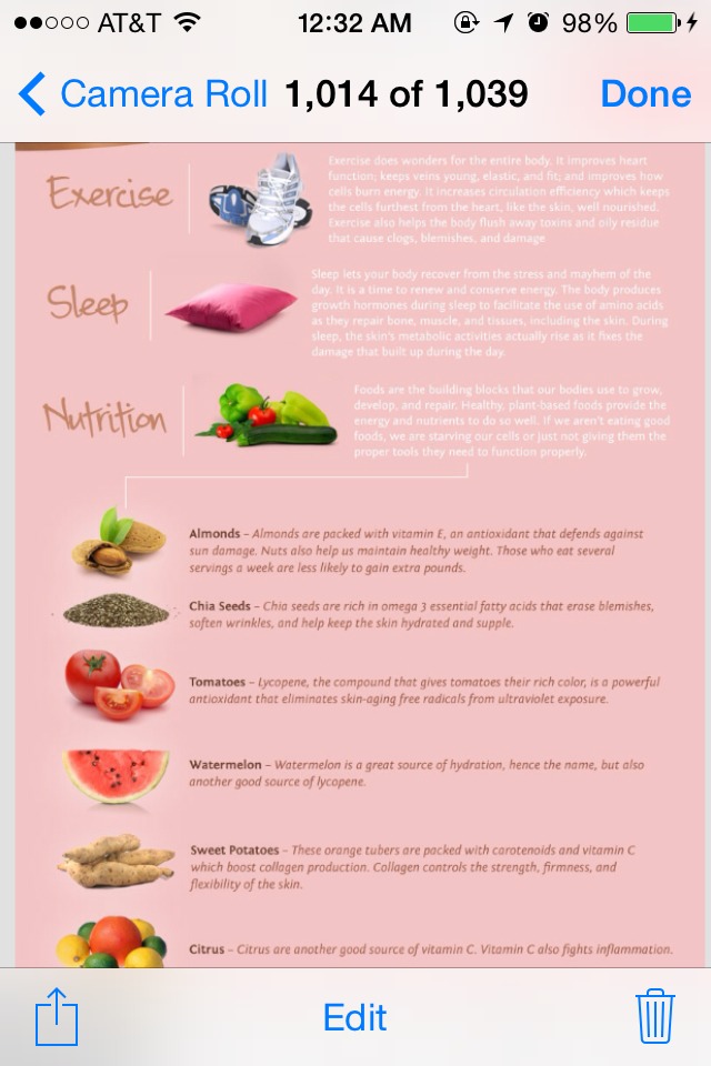 Foods Good For Your Skin 🍏🍎🍓🍉 Musely