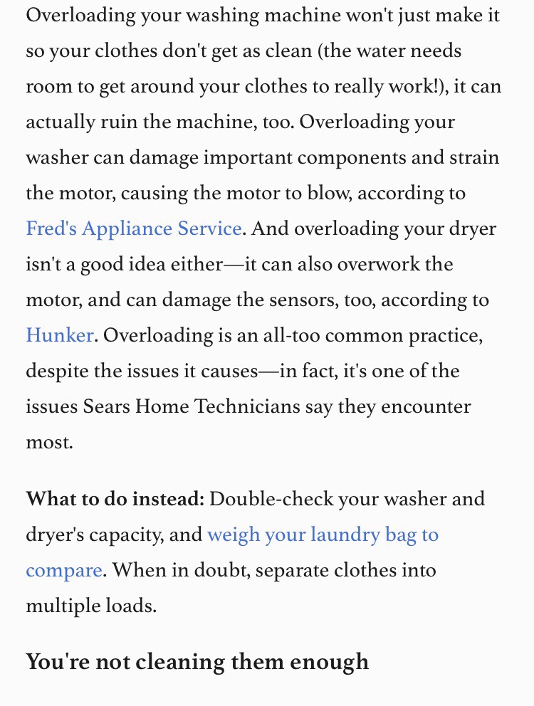 8 Ways You May Be Damaging Your Washer & Dryer Musely