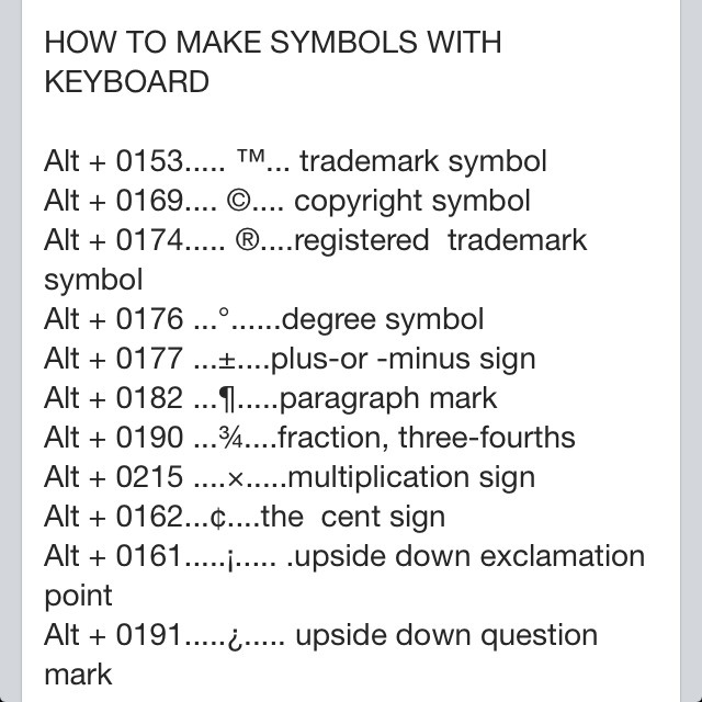 How To Make Symbols With Keyboard! - Musely
