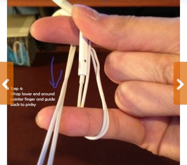 Prevent Tangling Of Headphone Cords With This Super Neat Storing Trick