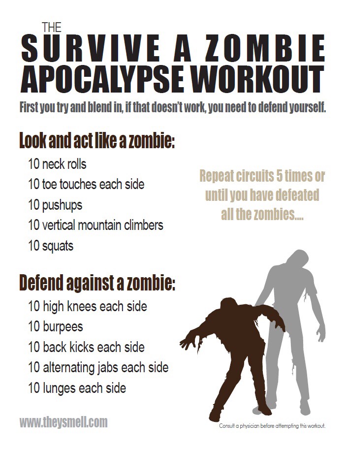 💀💪14 Zombie Survival Workout/fitness💪💀 Musely