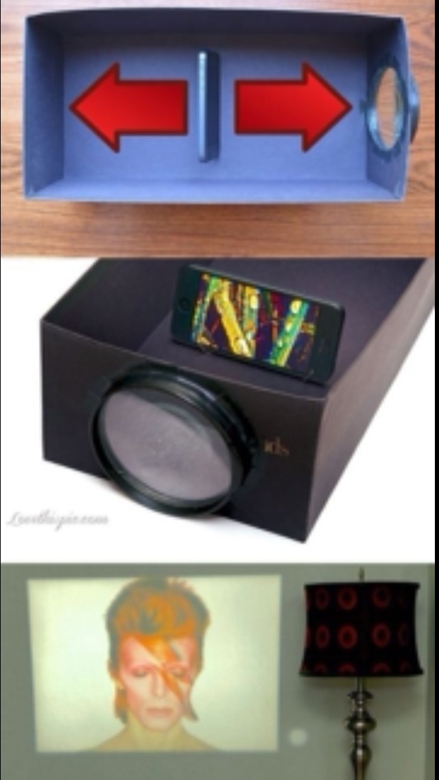 Homemade Smart Phone Projector Musely