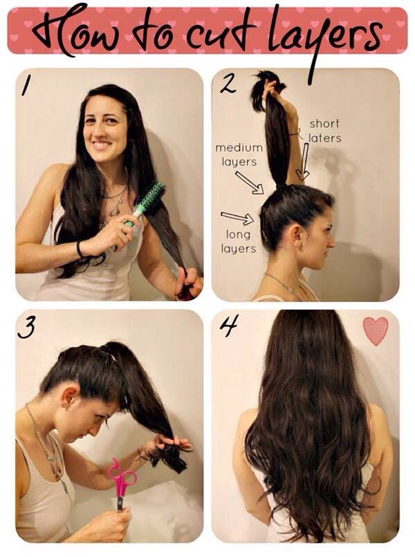 How To Layer Your Own Hair By Amna Arslan Musely