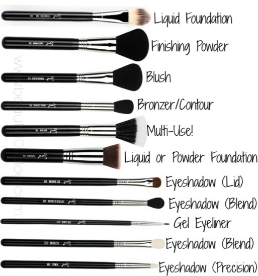 Different Types Of Makeup Brushes & Their Uses Musely