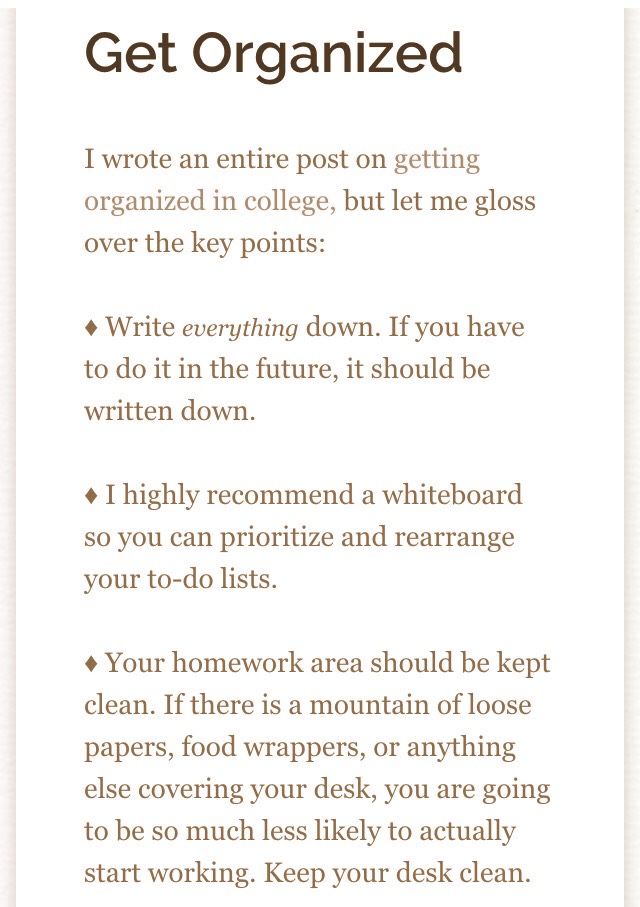 tips for being a successful college student