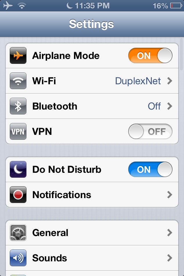 Putting your Apple device on Airplane Mode will help it charge faster
