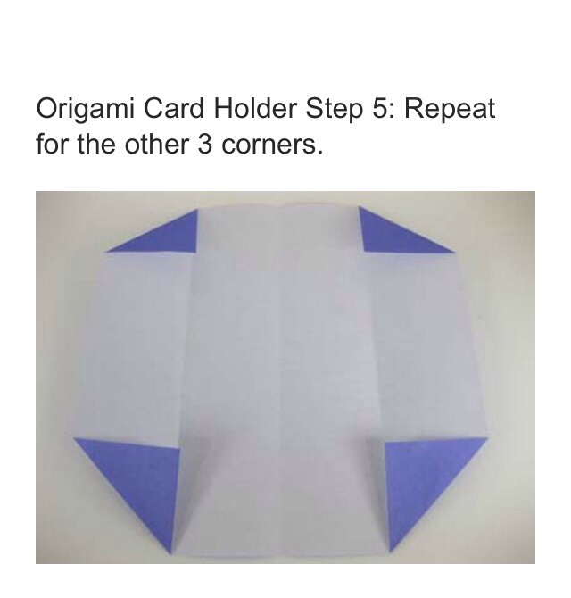 How To Make A Origami Card Holder Musely