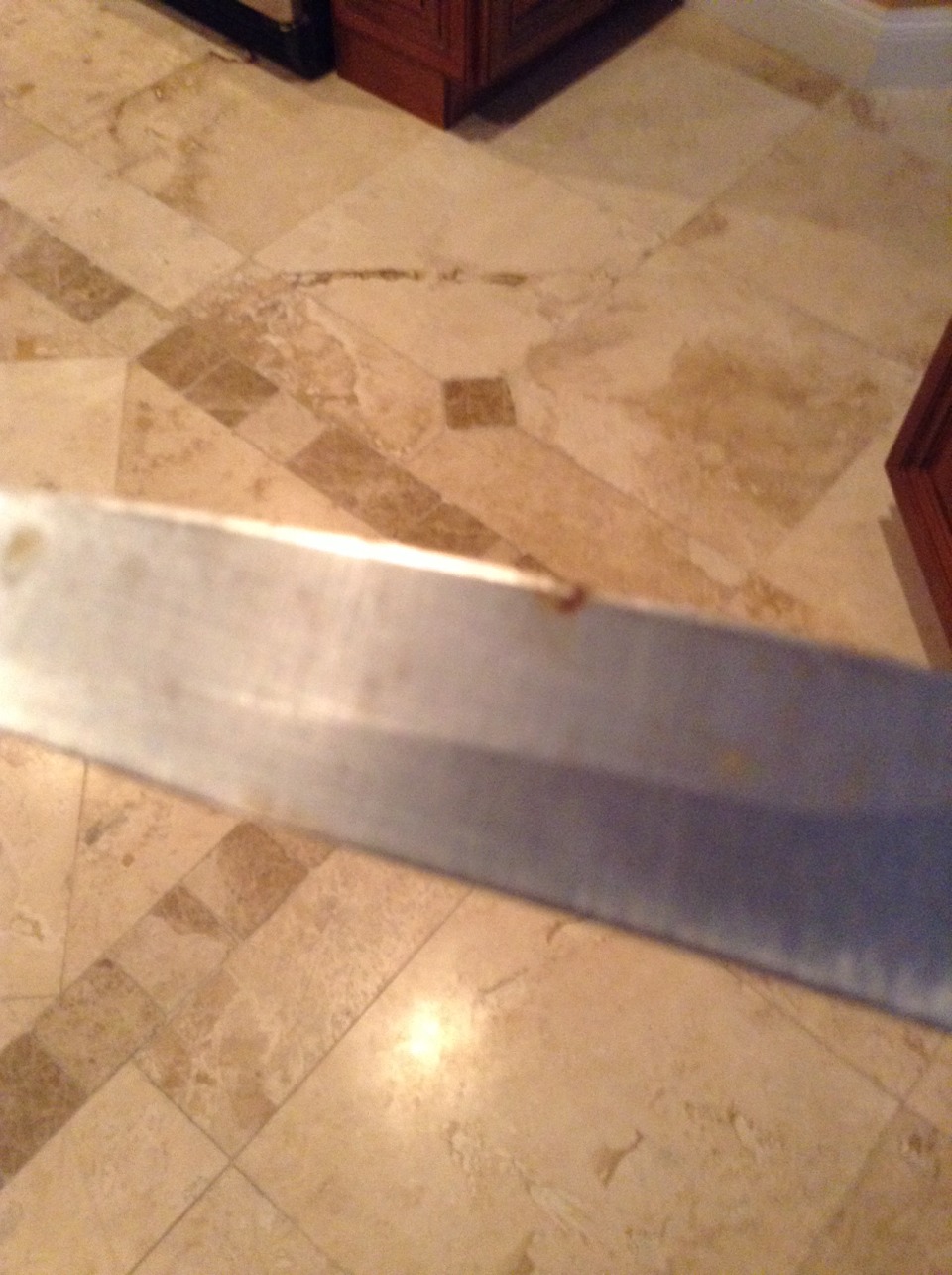 Clean Knives With Rust Spots like This Musely