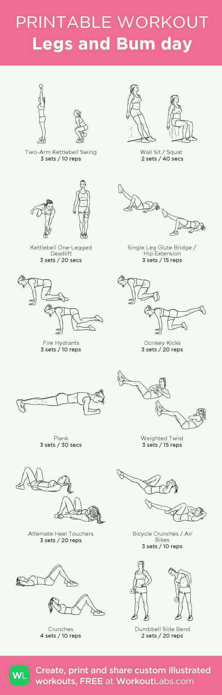 Totally free printable routines for the full physique by way of Angel Lascelle photo relating to Printable Workouts titled Totally free printable exercise routines for the entire overall body by means of Angel Lascelle