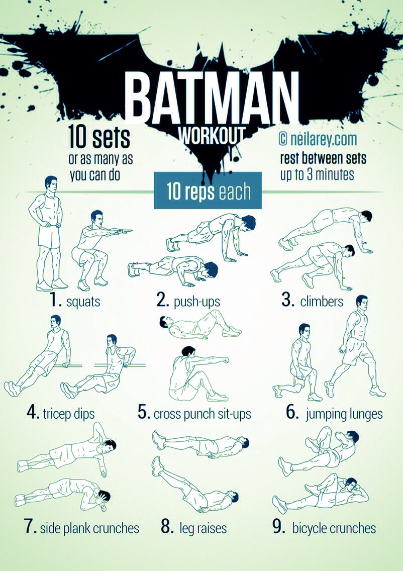 Workout Like Batman: The New Batman Training Program Part 2 – BDDA