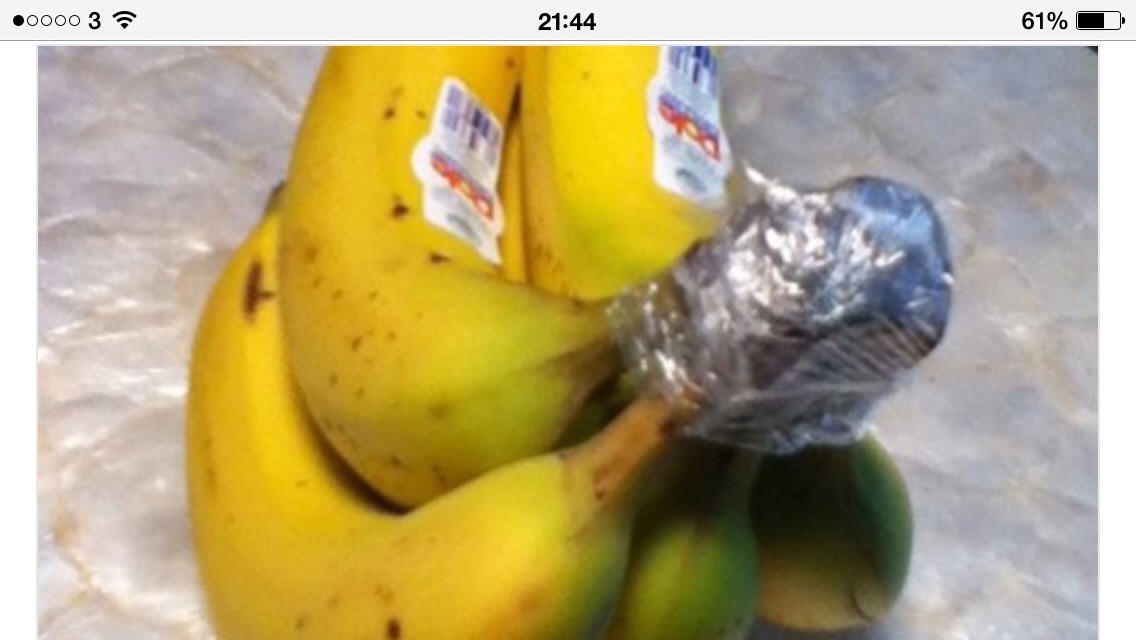 Musely Remove And Replace The Plastic Cling Wrap Each Time You Get A Banana Enjoy 3