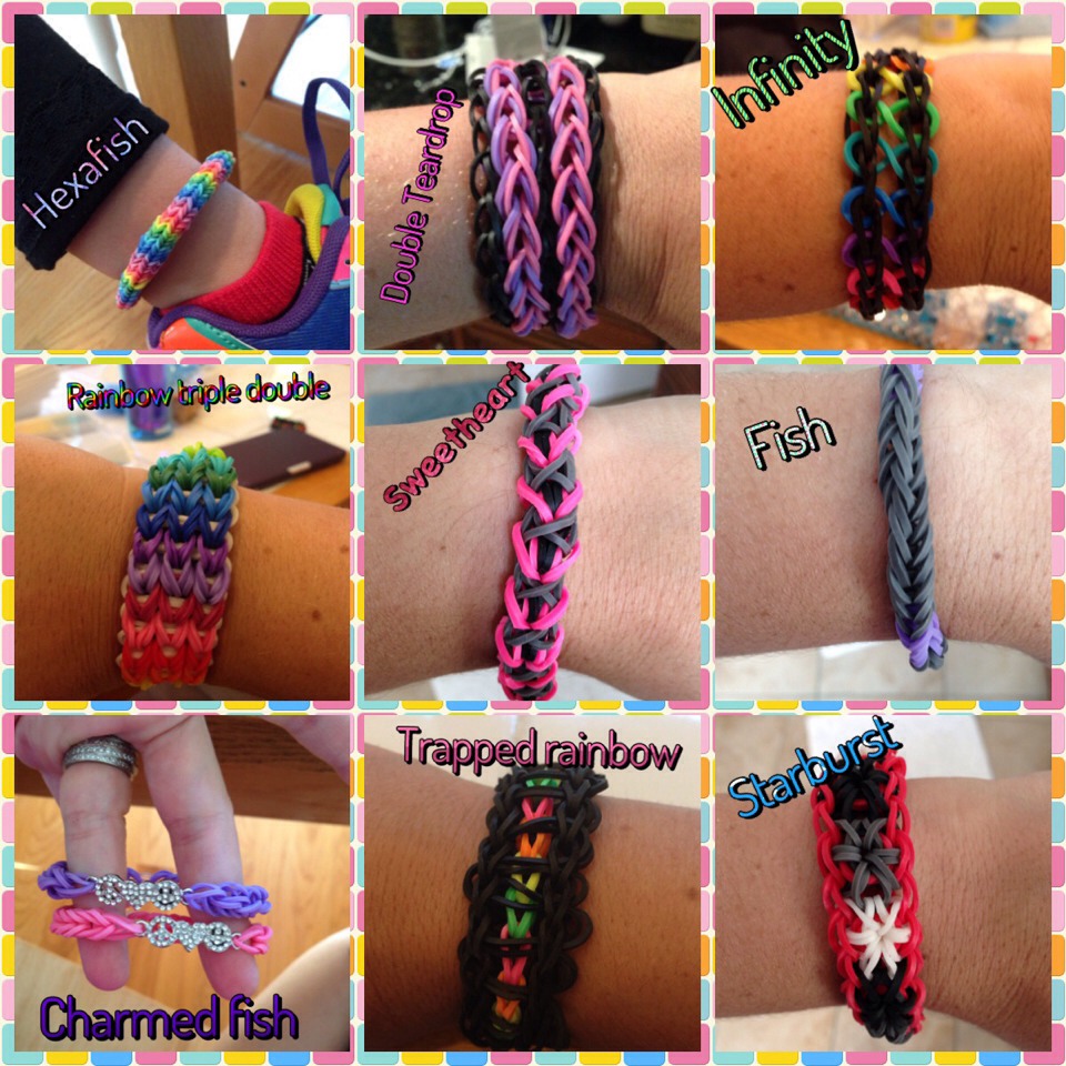 different rainbow loom styles