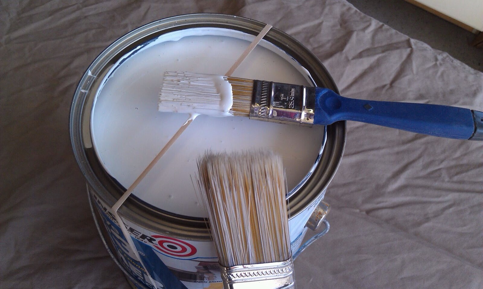 Save Your Paint With An Elastic Band! by Kelley Peat Musely