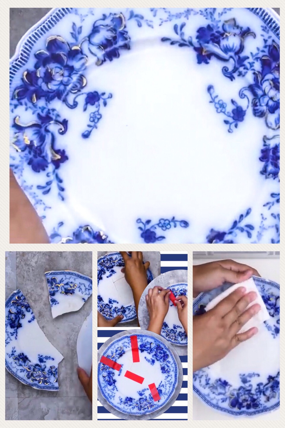 Using Heated Milk to Repair Cracked China! Amazing! Musely