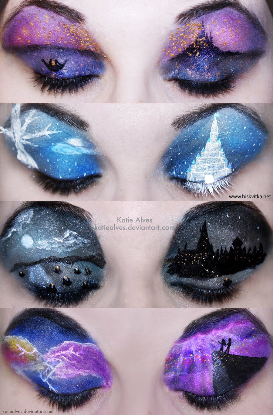 Amazing Eyeshadow Art by Kellie Hanmore Musely