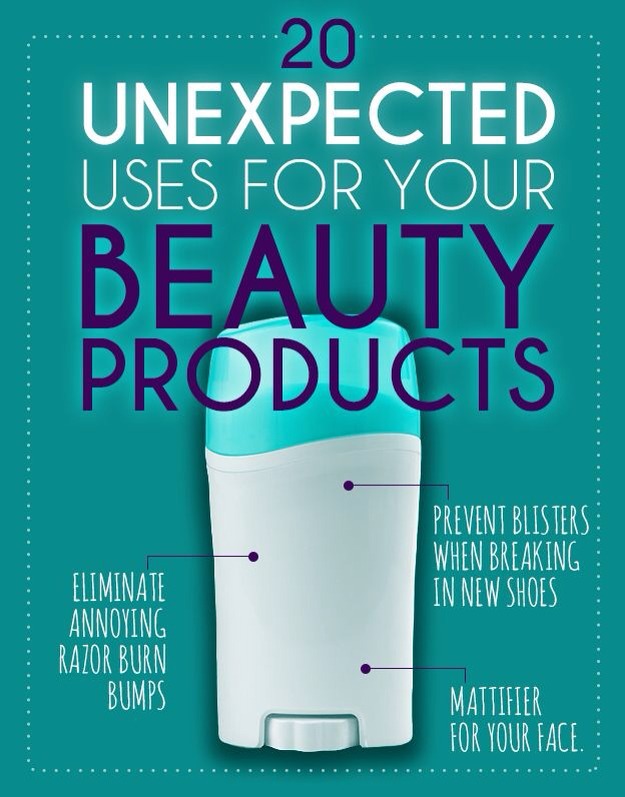 "20 Unexpected Uses For Your Beauty Products" Musely