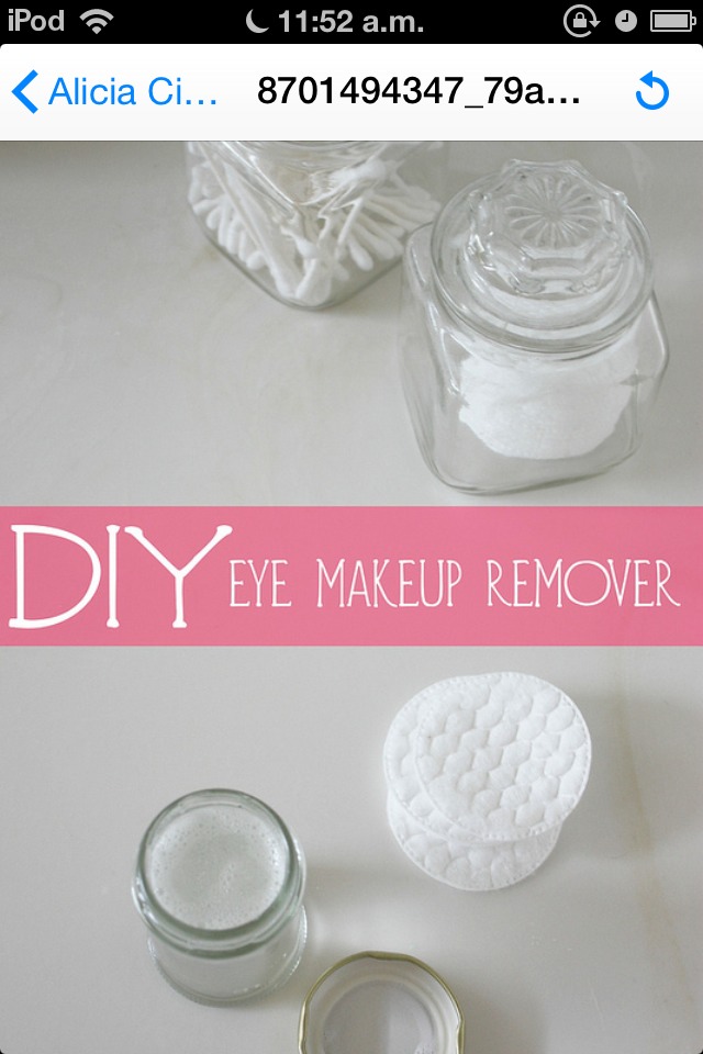 Diy Waterproof Eye Makeup Remover By Alice Swan Musely