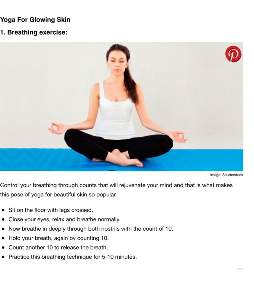 ✨42 Amazing Yoga Poses For Glowing Skin! ✨ by E . - Musely