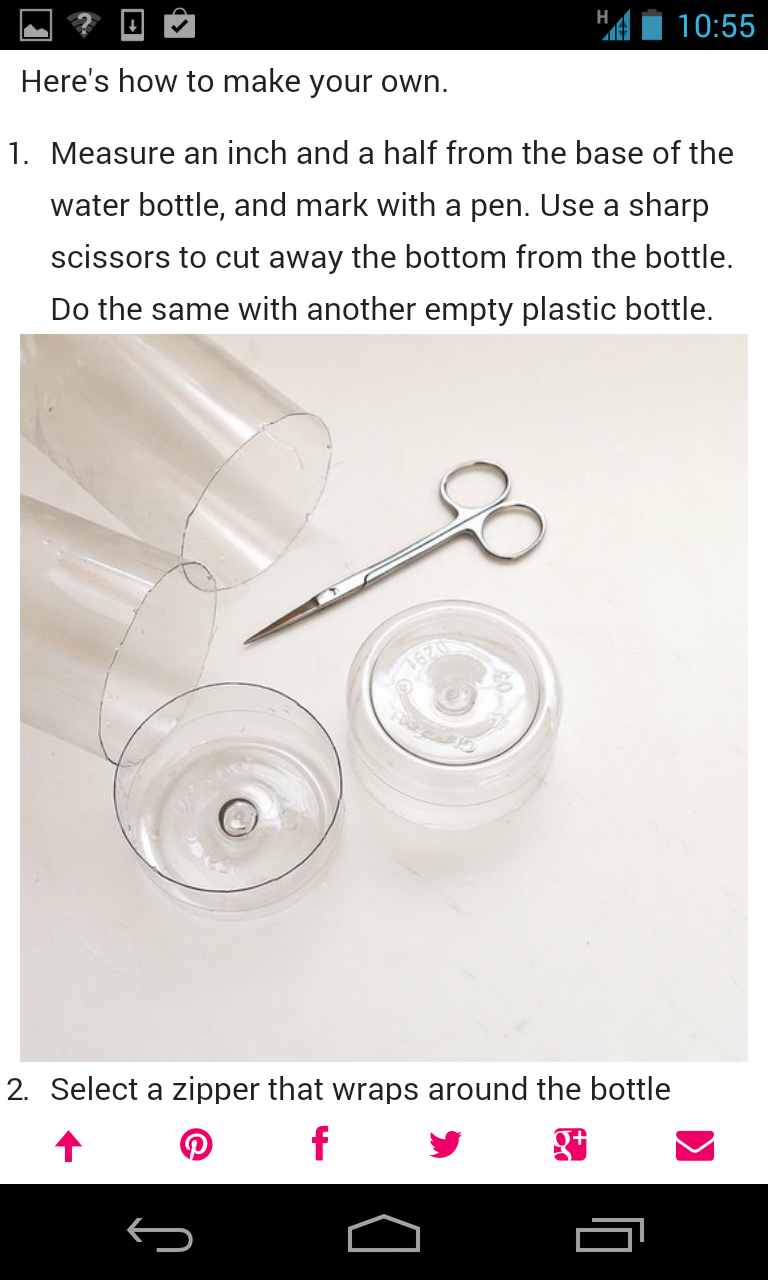 Recycled Bottle Zipper Storage Musely