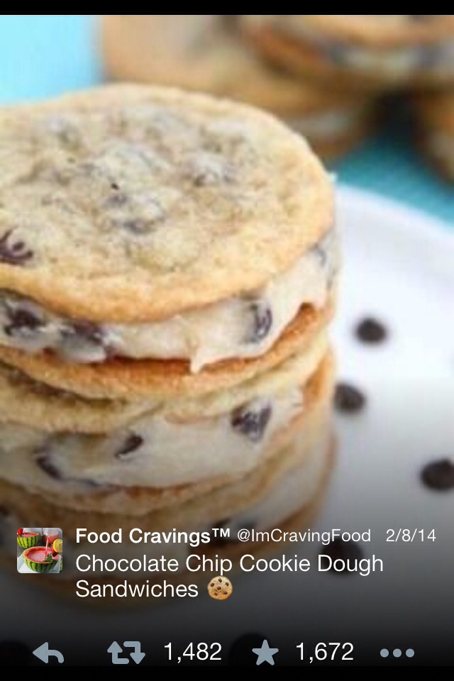 Bake Cookies And Put Cookie Dough In Between Two And Refrigerate Fo A