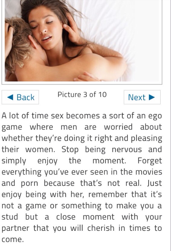 Tips for first time sex for women