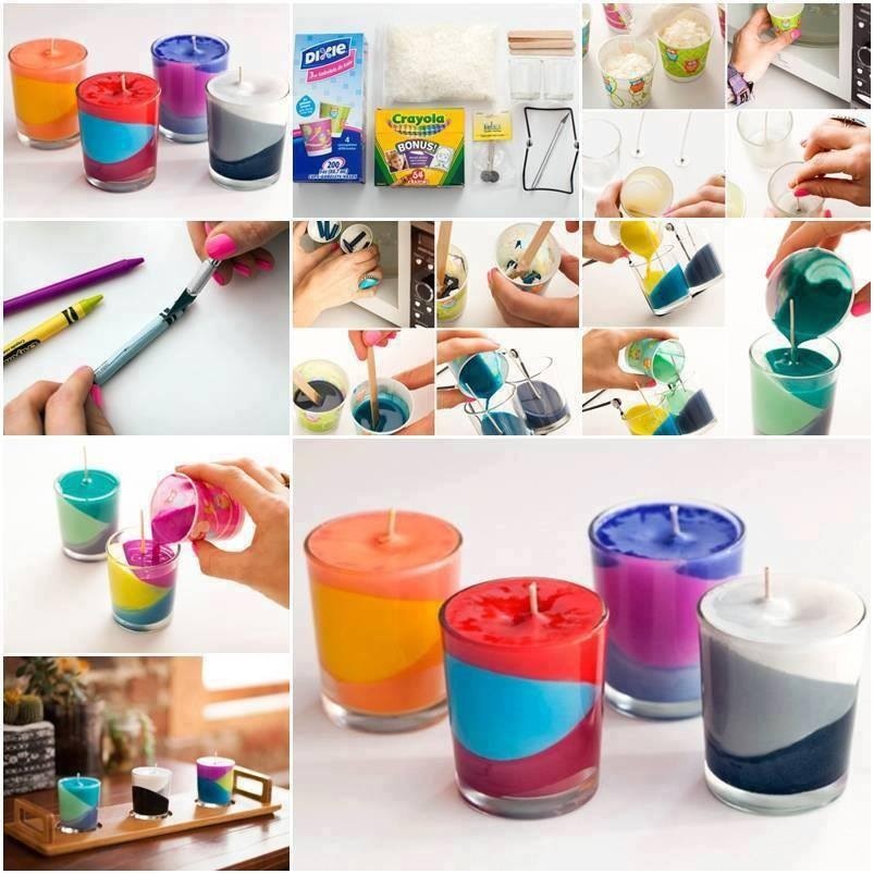 Make Your Own Candles Using Crayons Musely