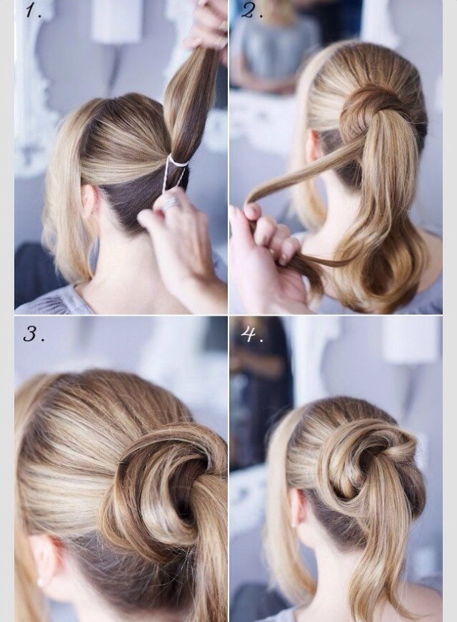 Easy Wrap Up Hair Bun By Stephi Vera Musely