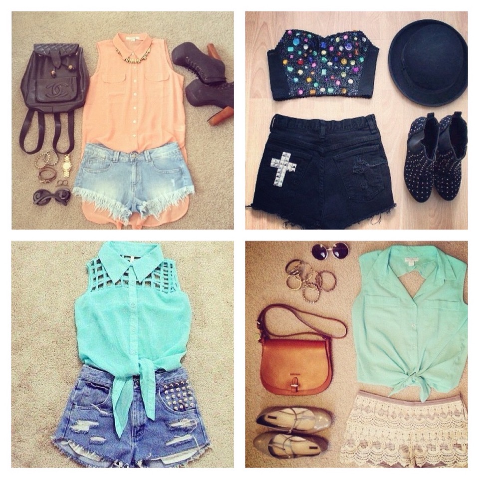 Tumblr Outfits Cute Summer Shorts