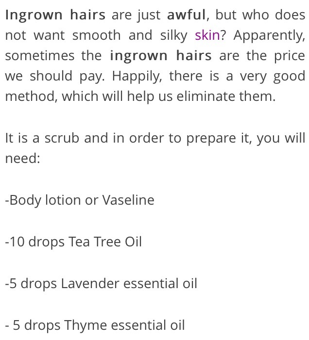 How To Deal With And Prevent Ingrown Hairs By Tina Radigan
