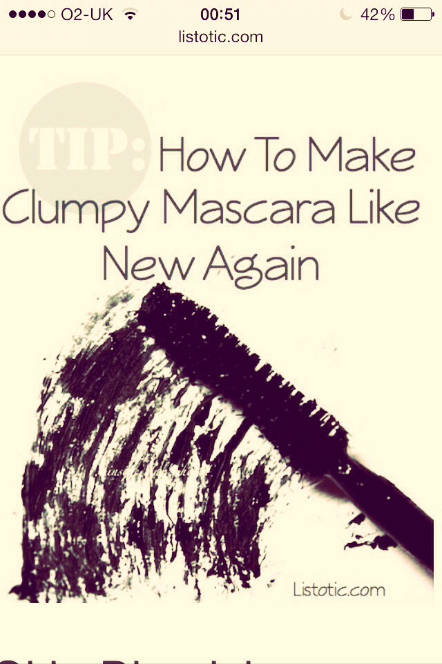 How To Stop Clumps In Your Mascara Musely