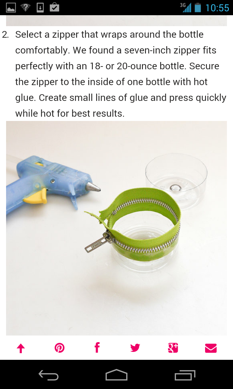 Recycled Bottle Zipper Storage Musely