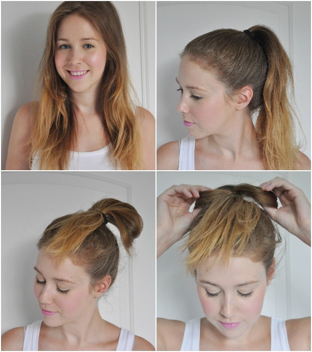 Step By Step Cute Bow Bun For Long And Medium Hair By Shannon