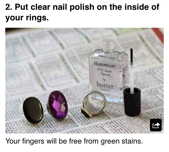 Tired Of Your Rings Turning Your Fingers Green? Do This! Musely