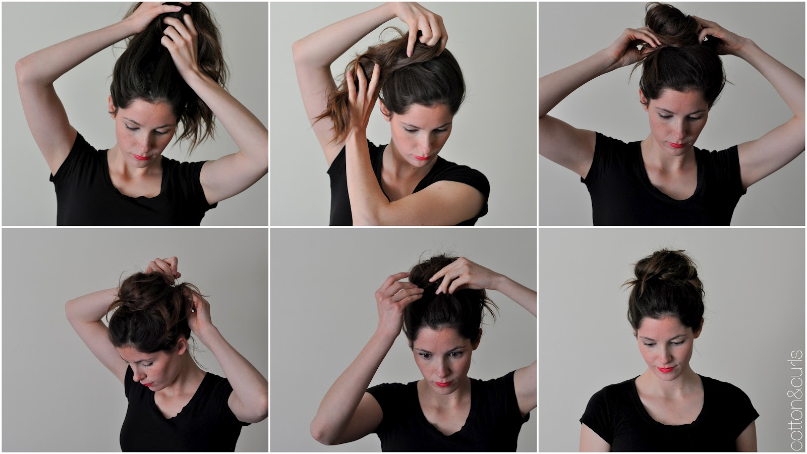 Easy Messy Bun Tutorials By Georgette Musely