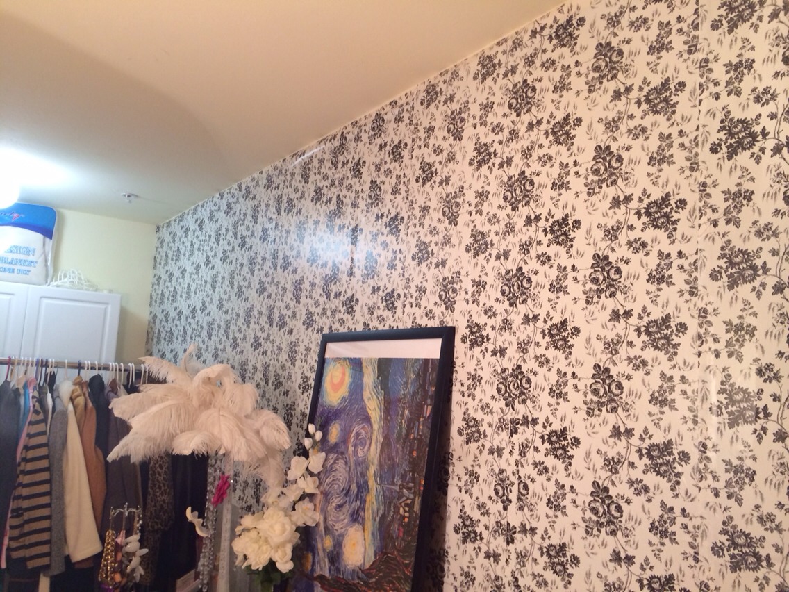 Black & White Wallpaper From Dollar Tree. You Can Also Buy In Bulk Online. Love This Classy Look - Musely Black & White Wallpaper From Dollar Tree. You Can Also Buy In Bulk Online. Love This Classy Look - Musely