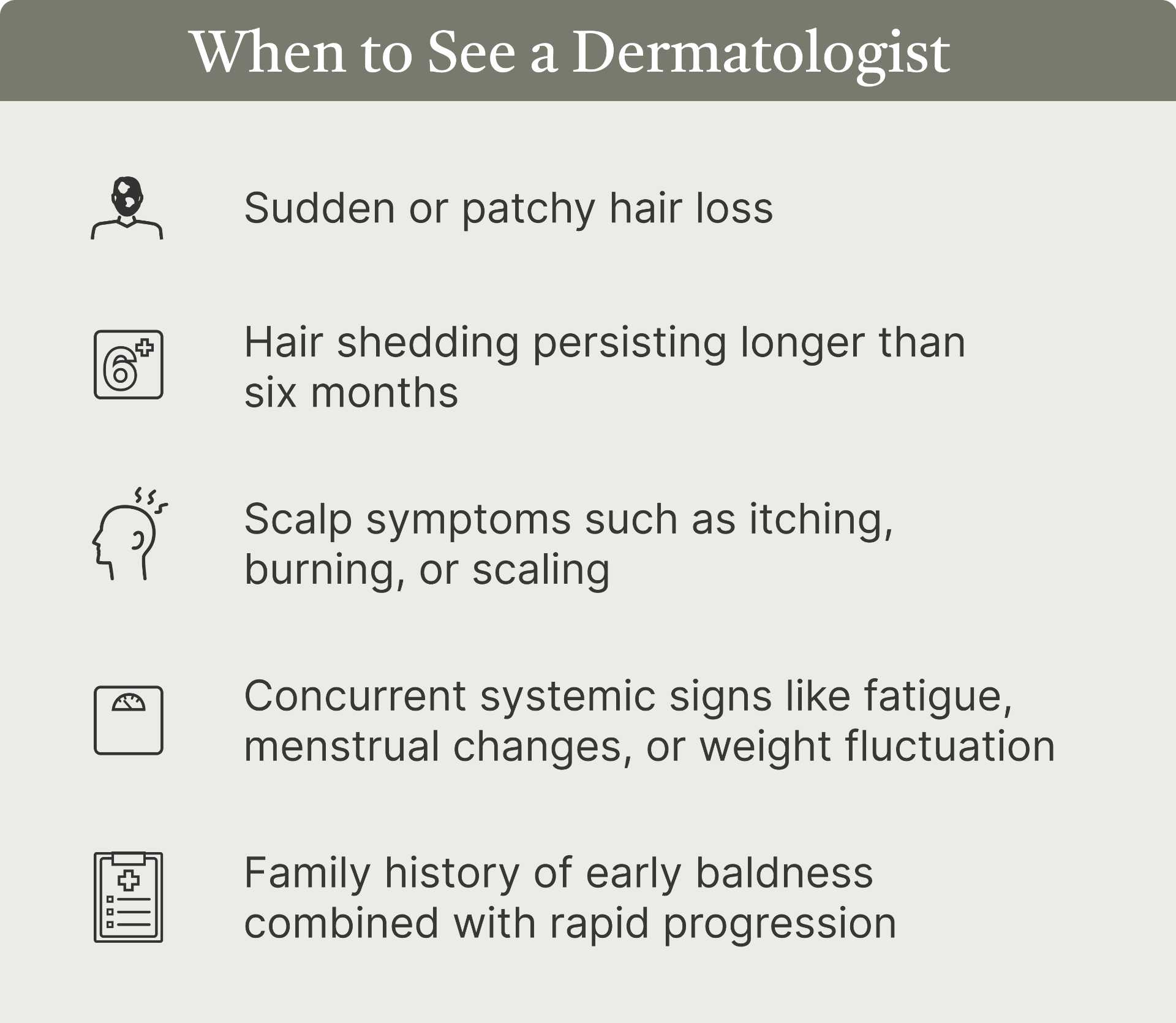 A board‑certified dermatologist can distinguish between temporary shedding and pattern alopecia, order appropriate lab work, and tailor prescription‑strength options such as minoxidil or dutasteride to your specific presentation.