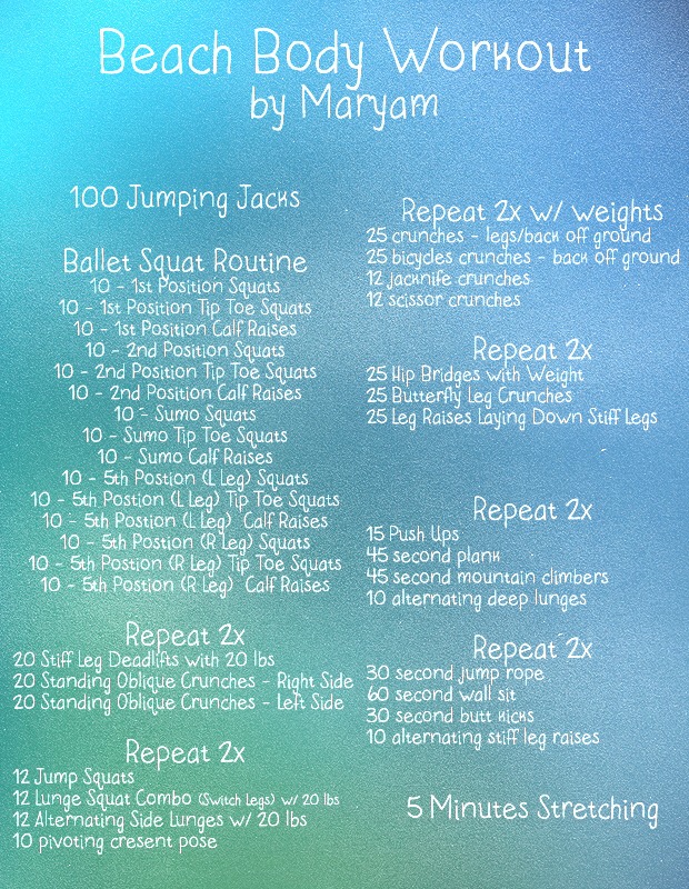 7 Beach Ready Body Workouts Musely